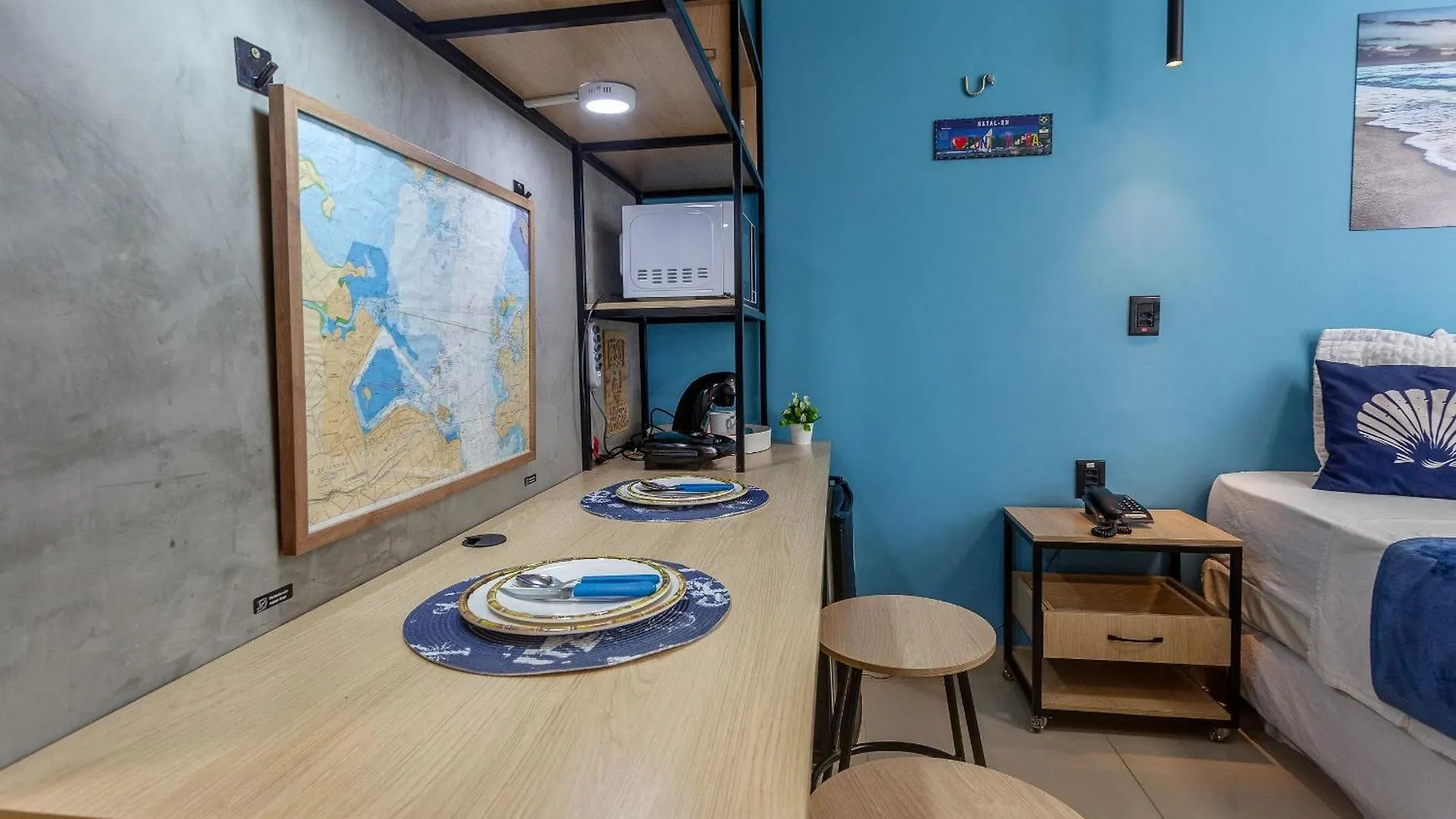 Suite Pe Na Areia Com Piscina, Wifi E Estacionamento Em Ponta Negra Natal